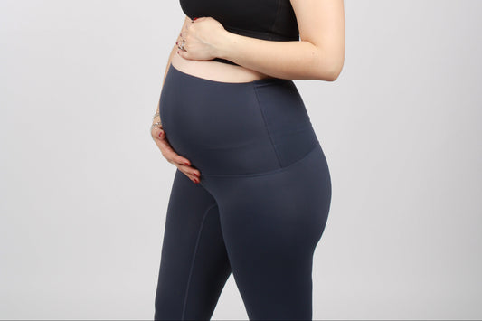 GLASS BLUE PREGGO LEGGING