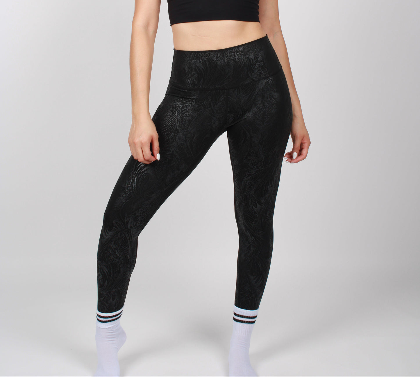 BLACK PRINT LEGGING