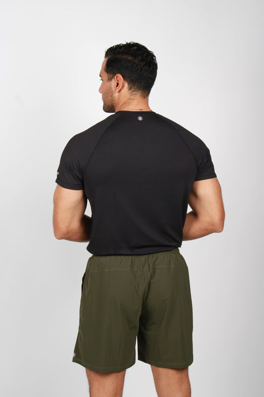 BLACK SHORT SLEEVE SHIRT